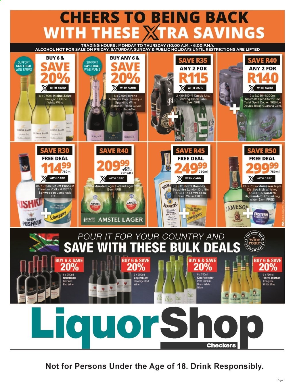 Checkers specials - 24/02/2021 - 10/03/2021. Page 1