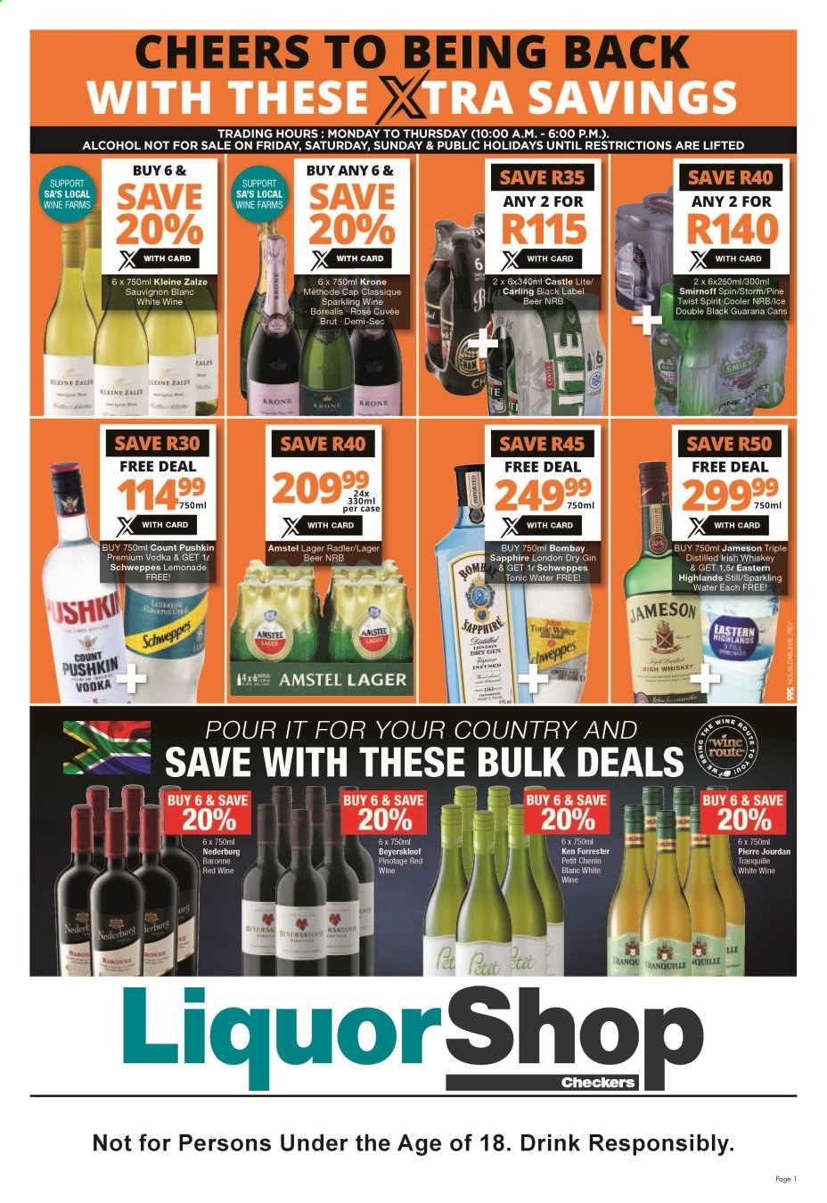 Checkers specials - 24/02/2021 - 10/03/2021. Page 1