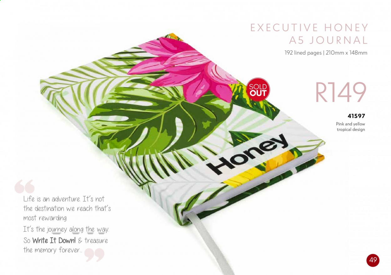 Honey specials. Page 49