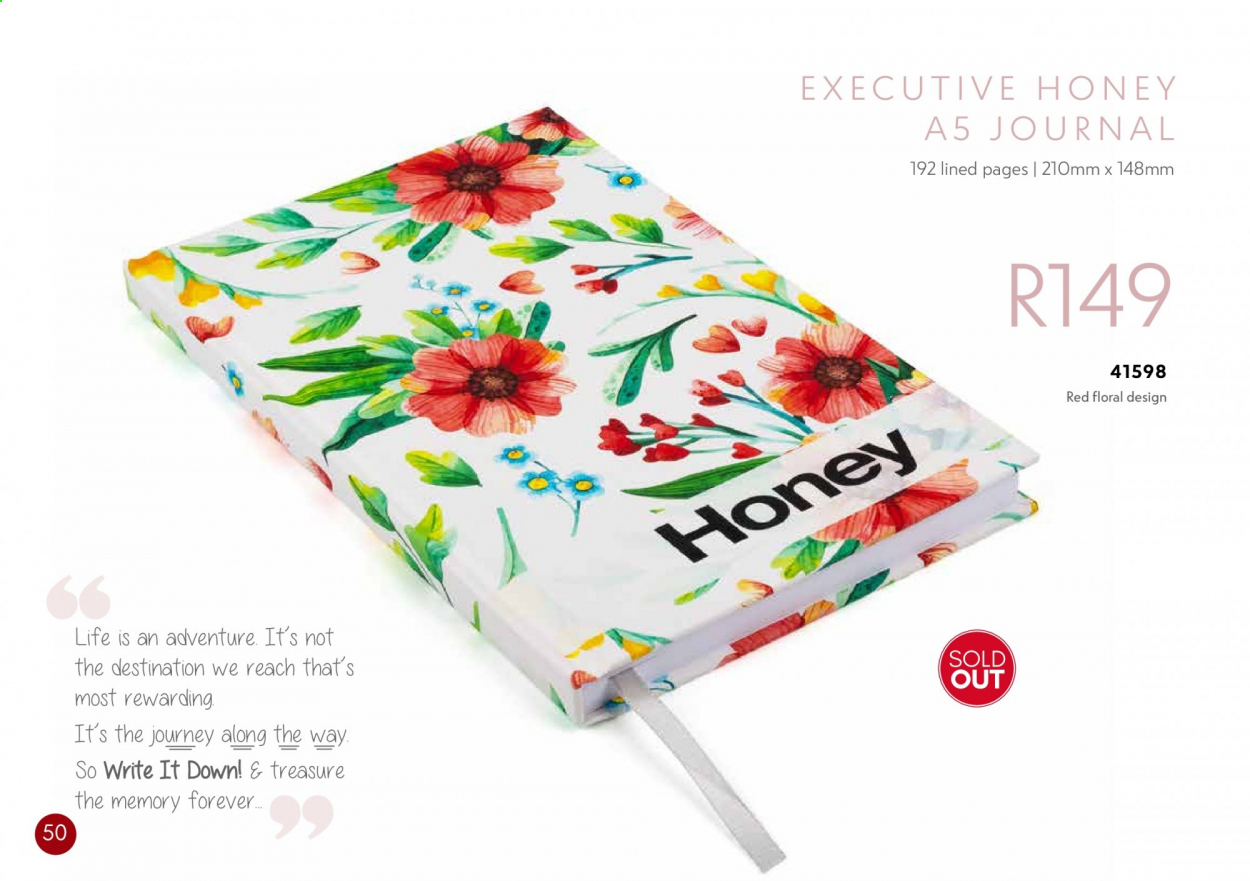 Honey specials. Page 50