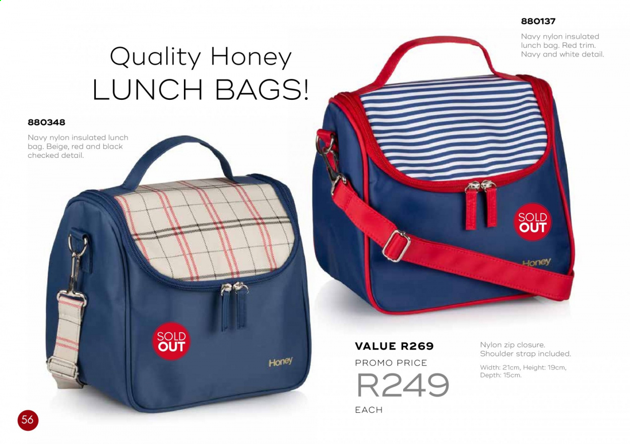 Honey specials. Page 56