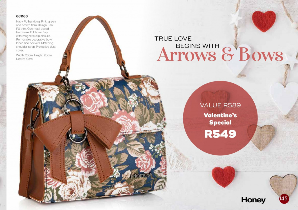 Honey specials. Page 145