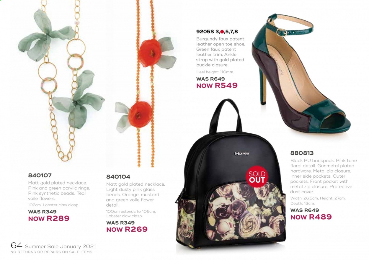 Honey specials. Page 66