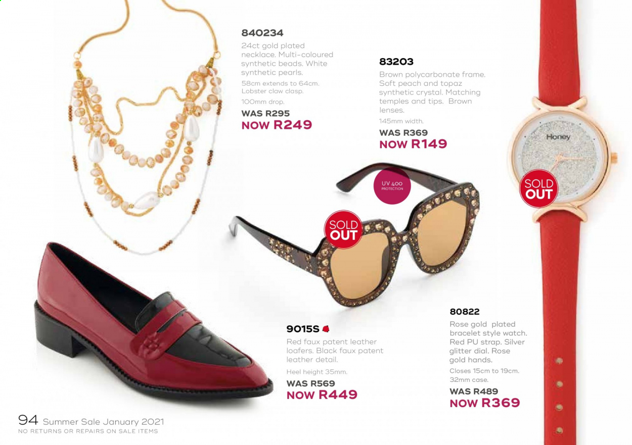 Honey specials. Page 96