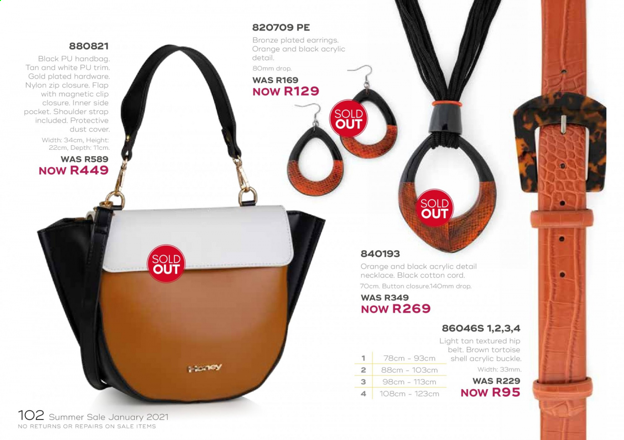 Honey specials. Page 104