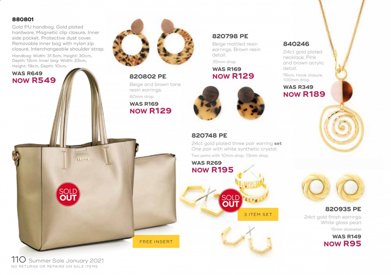 Honey specials. Page 112