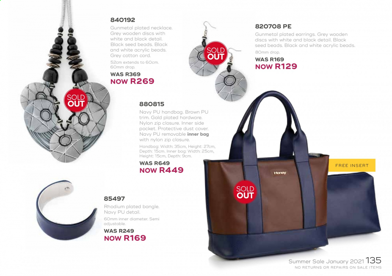 Honey specials. Page 137
