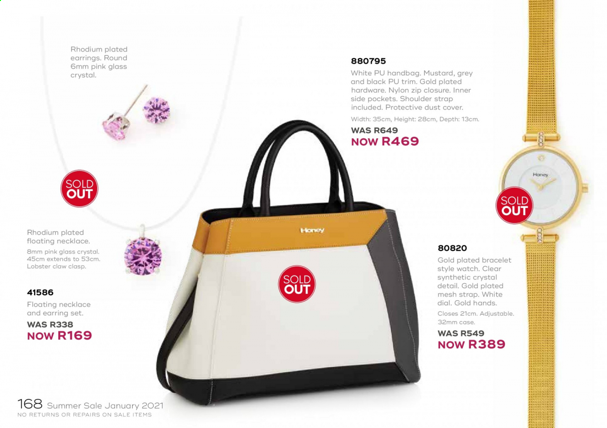 Honey specials. Page 170