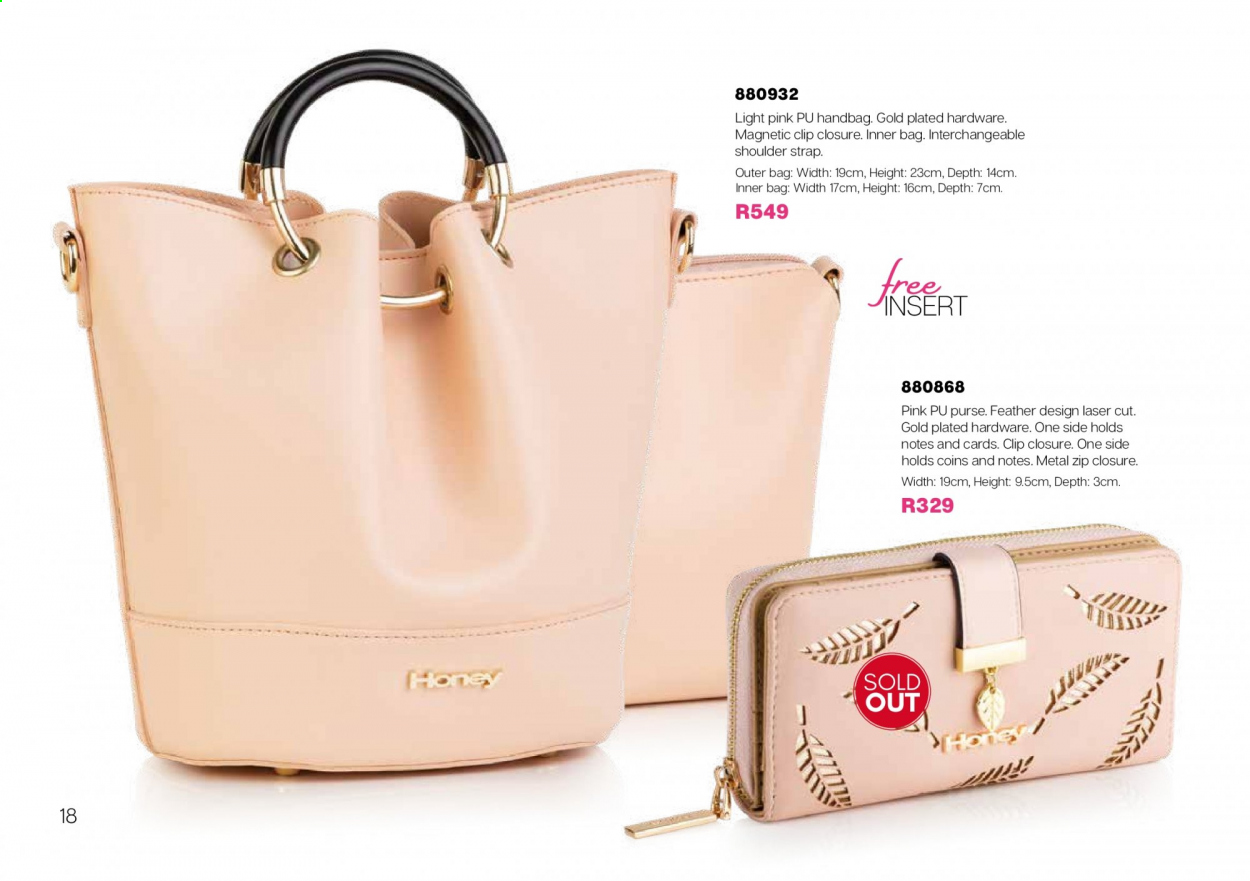 Honey specials. Page 20