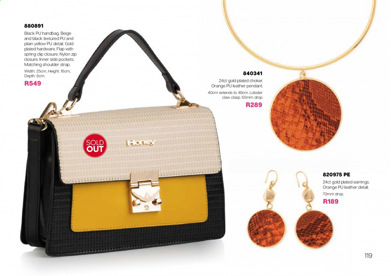 Honey specials. Page 121