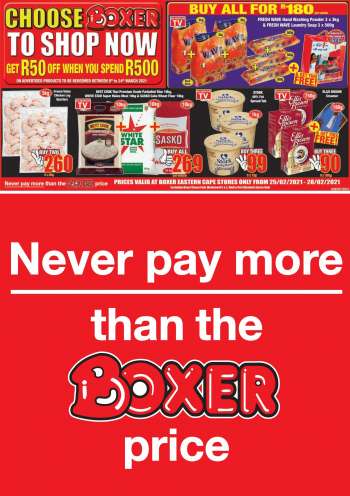 Boxer catalogue  - 02.25.2021 - 02.28.2021.