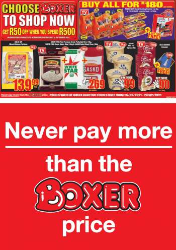 Boxer catalogue  - 02.25.2021 - 02.28.2021.
