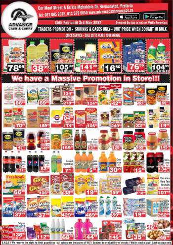 Advance Cash & Carry catalogue  - 02.25.2021 - 03.03.2021.