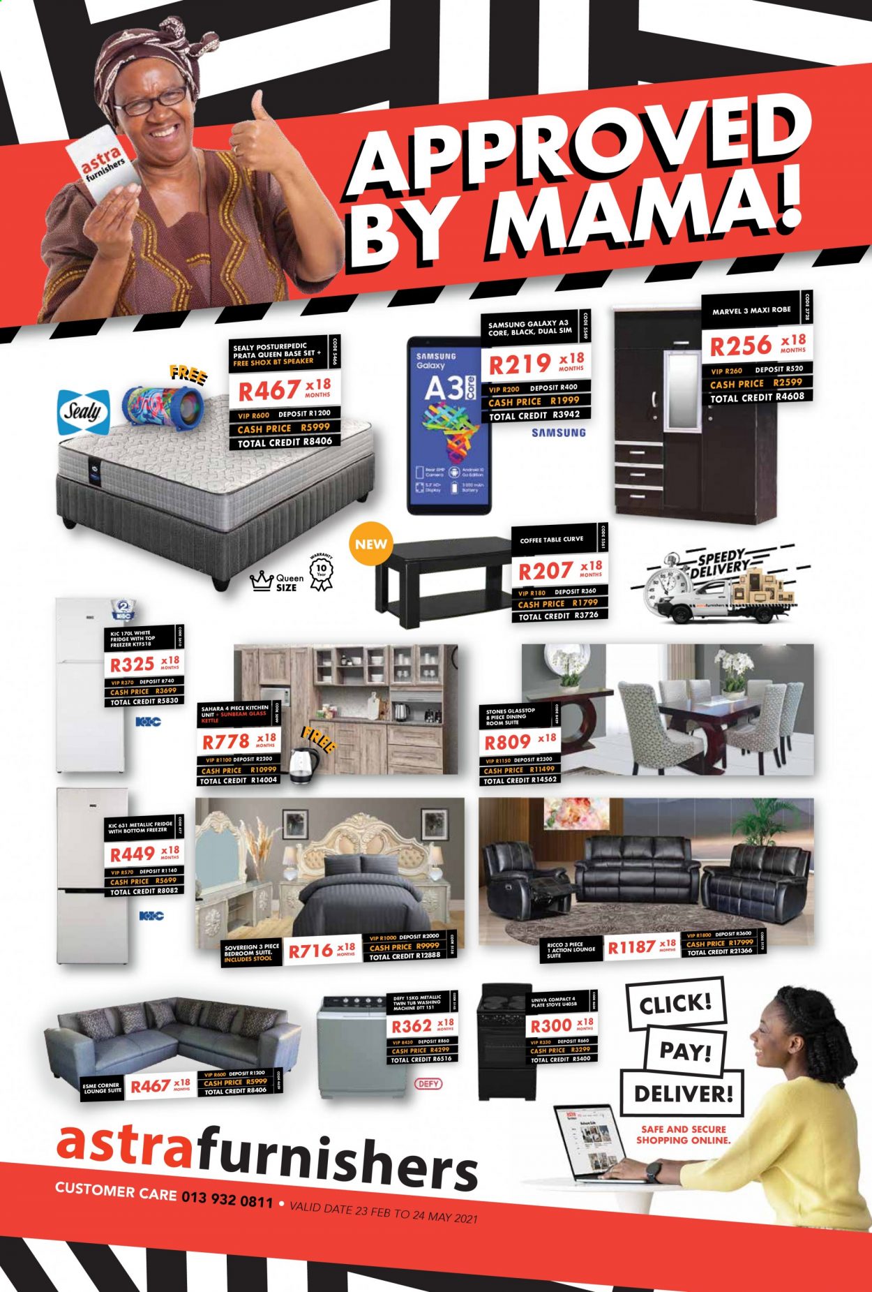 Astra Furnishers specials - 23/02/2021 - 24/05/2021. Page 1