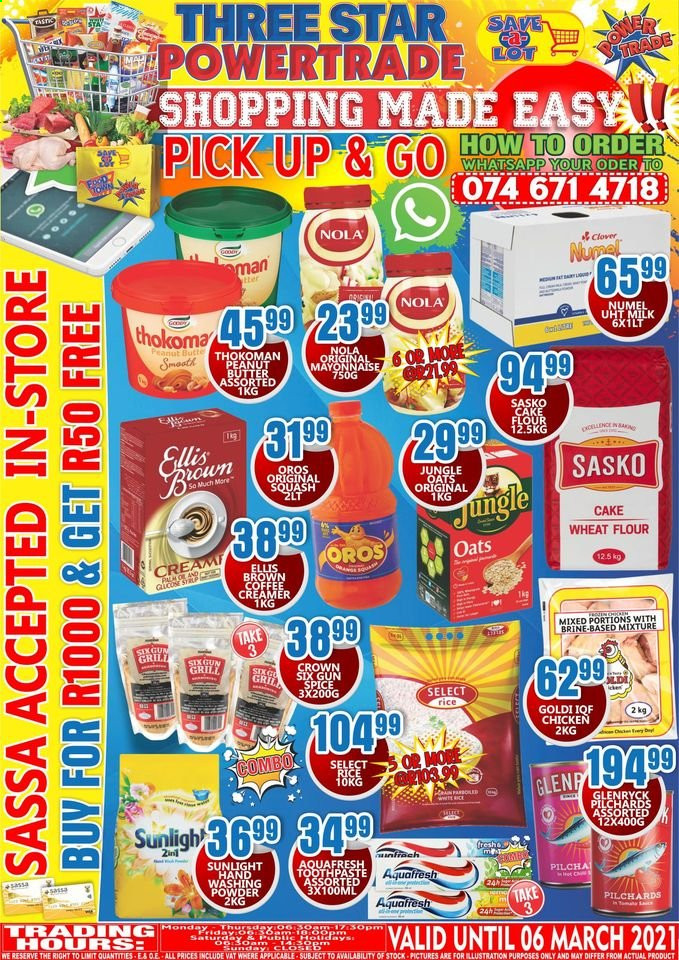 Three Star Cash and Carry specials - 25/02/2021 - 06/03/2021. Page 1