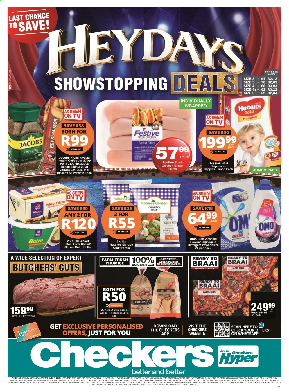 Checkers specials - 01/03/2021 - 07/03/2021. Page 1