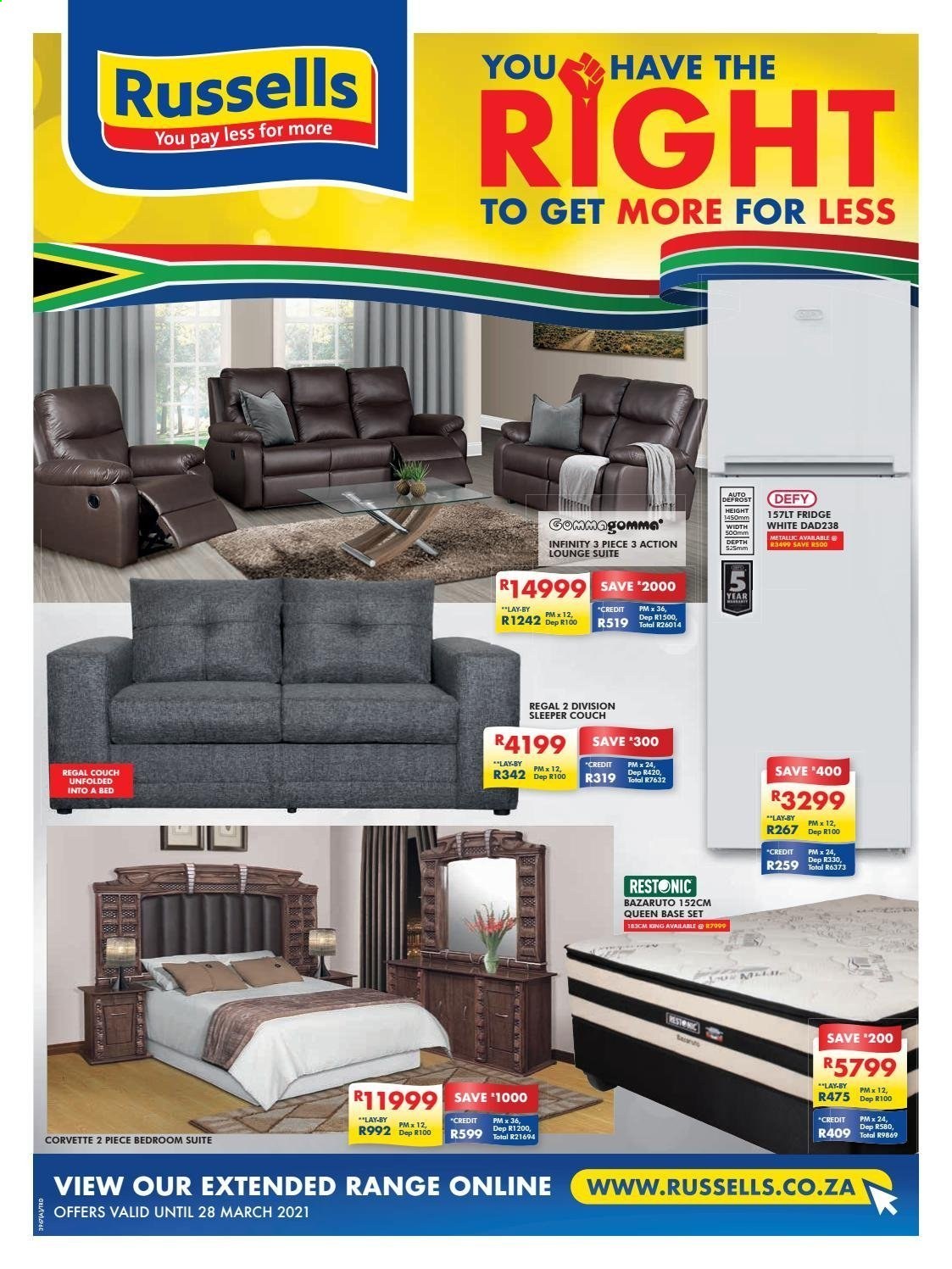Russells specials - 01/03/2021 - 28/03/2021. Page 1
