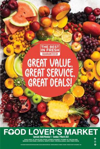 Food Lover's Market catalogue  - 03.01.2021 - 03.07.2021.