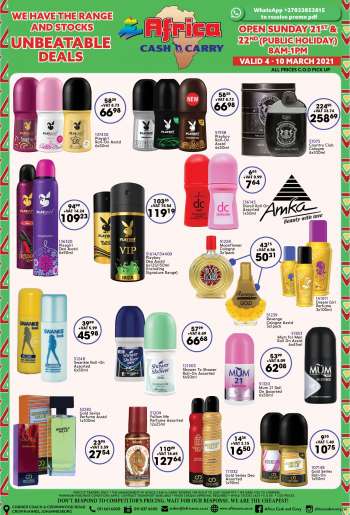 Africa Cash & Carry catalogue  - 03.04.2021 - 03.10.2021.