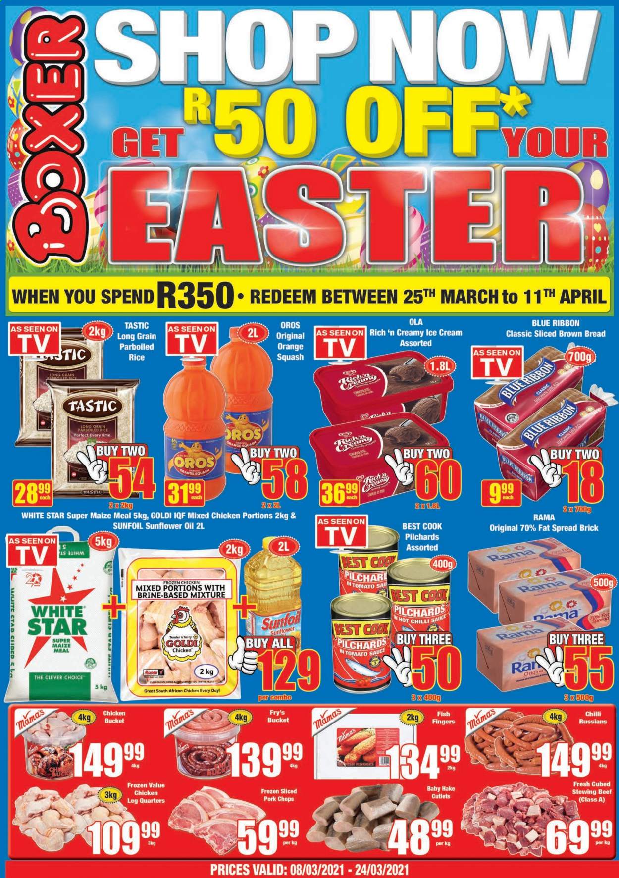 Boxer specials - 08/03/2021 - 24/03/2021. Page 1
