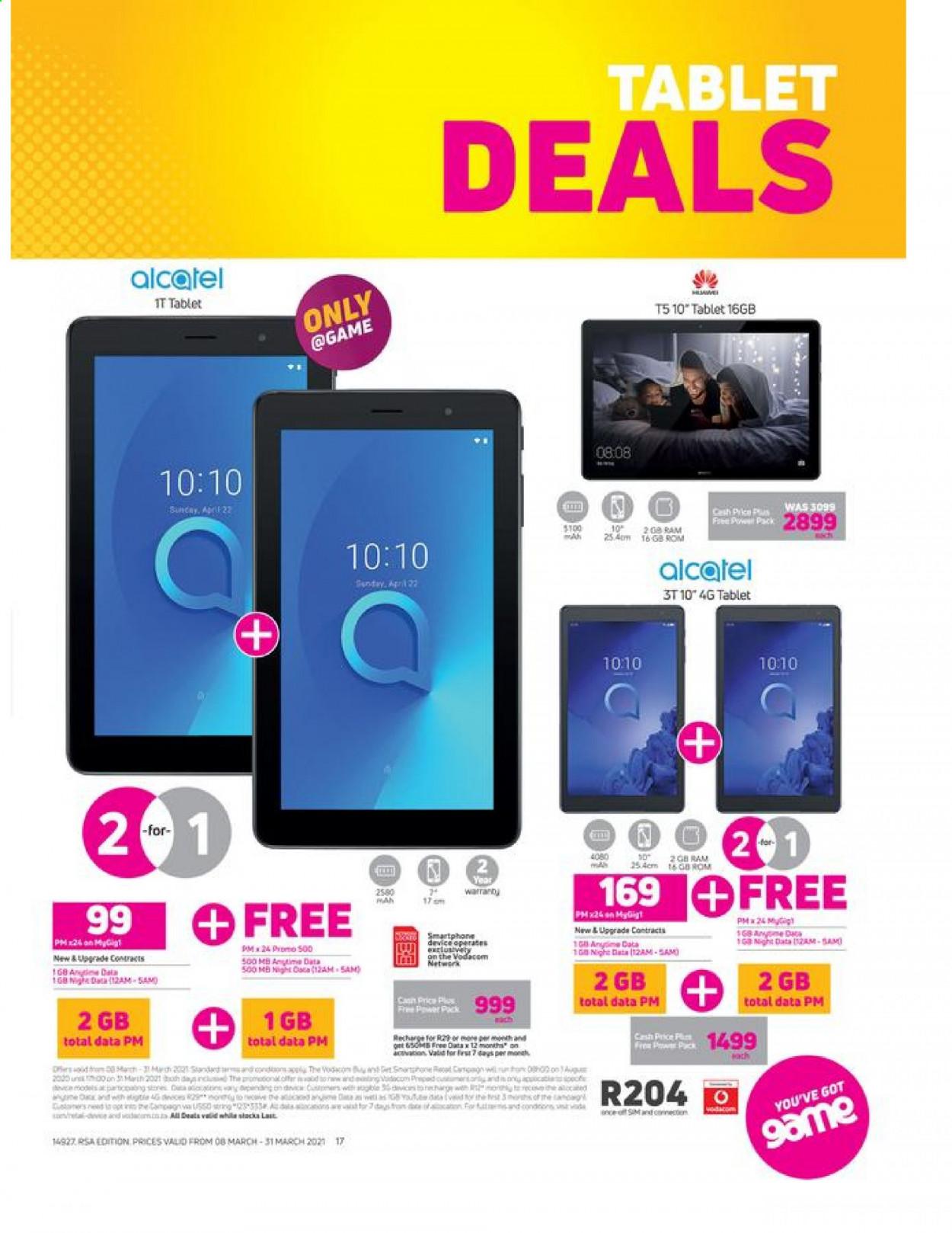 Game specials - 08/03/2021 - 31/03/2021. Page 17