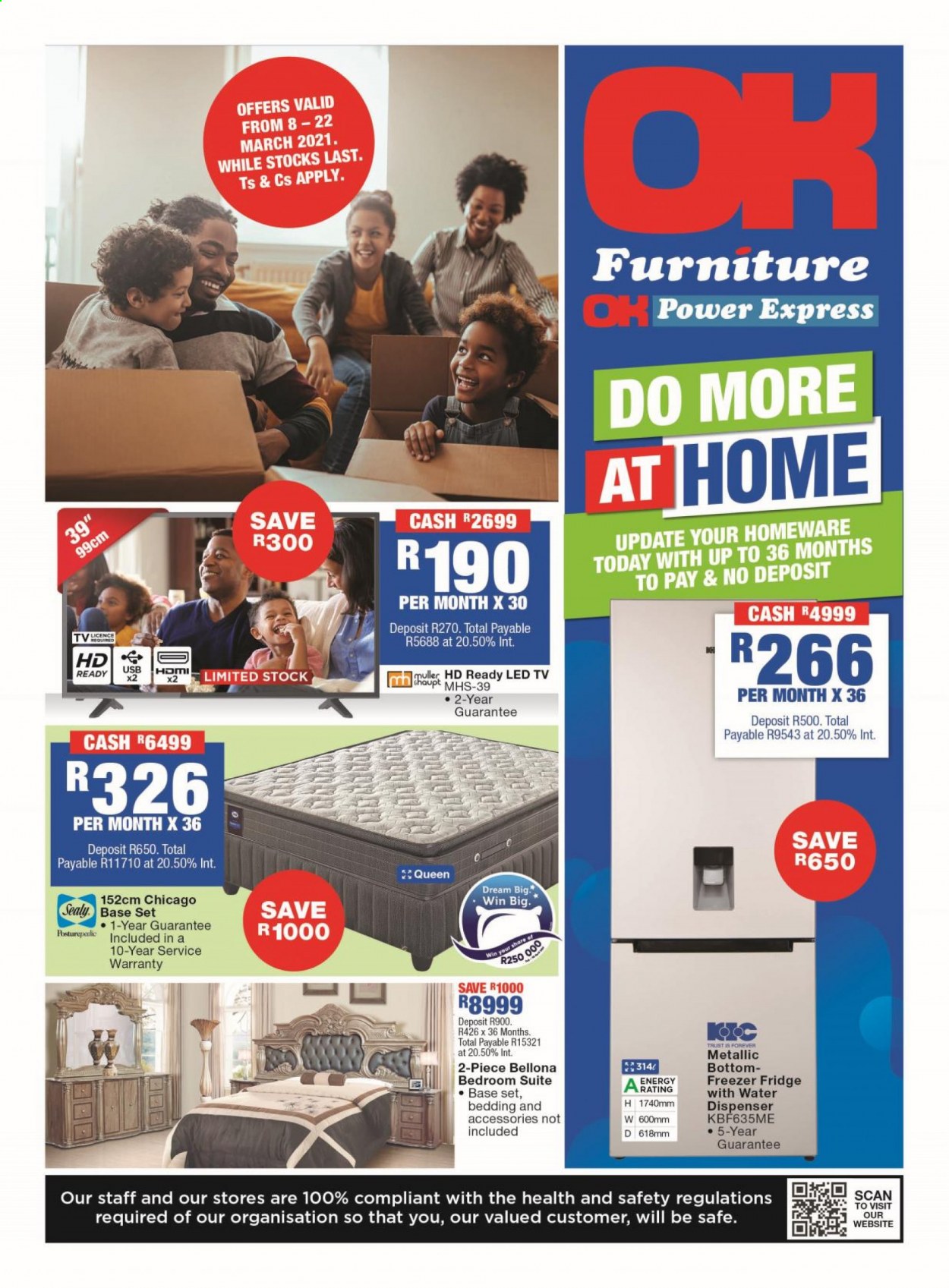 OK Furniture specials - 08/03/2021 - 22/03/2021. Page 1