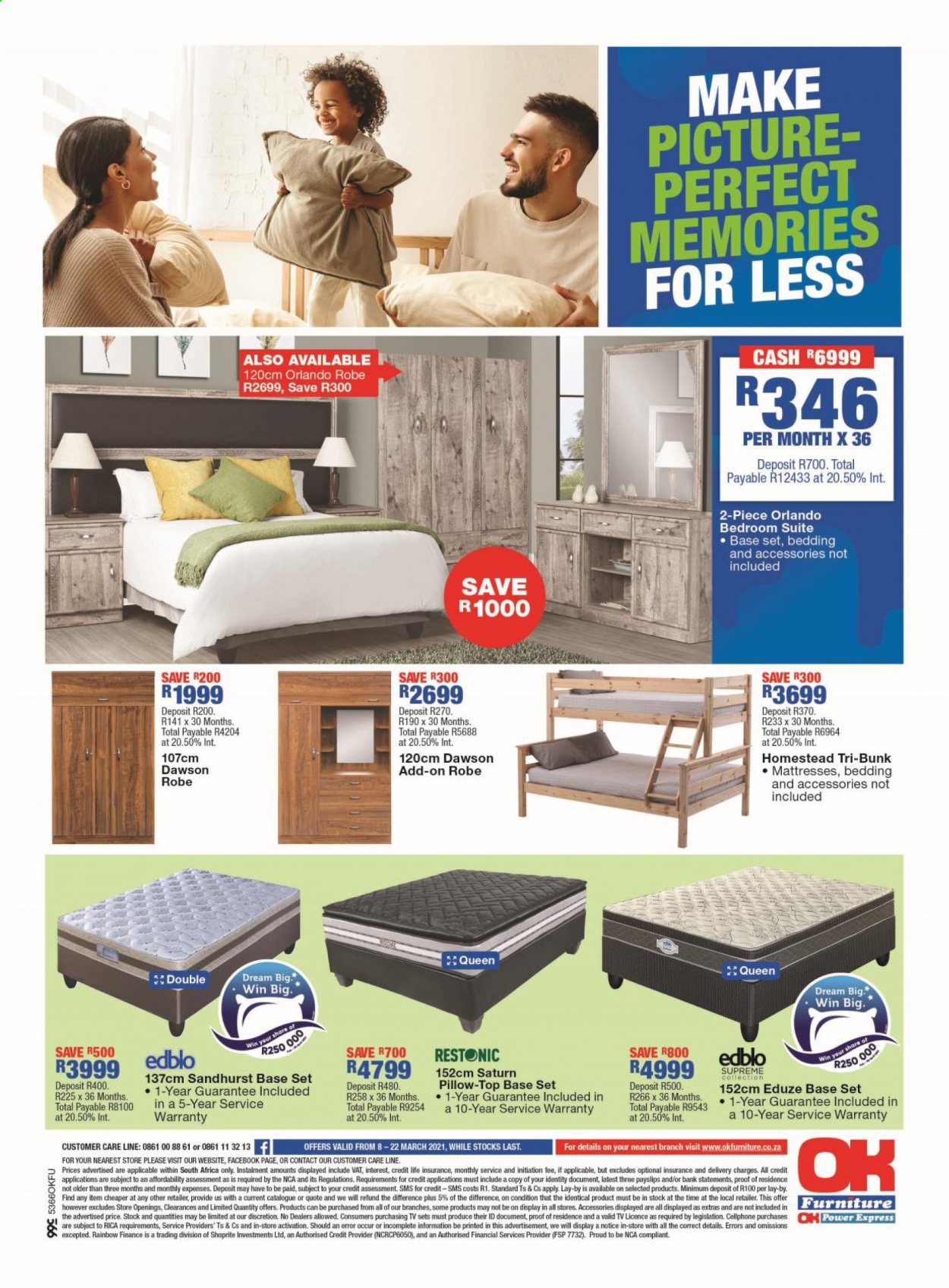 OK Furniture specials - 08/03/2021 - 22/03/2021. Page 8