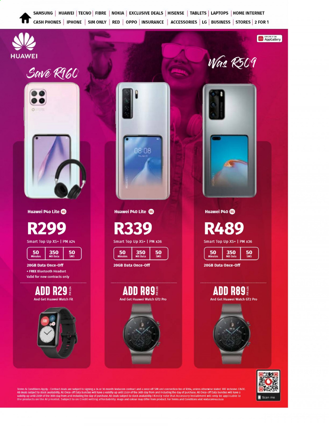 huawei watch fit vodacom