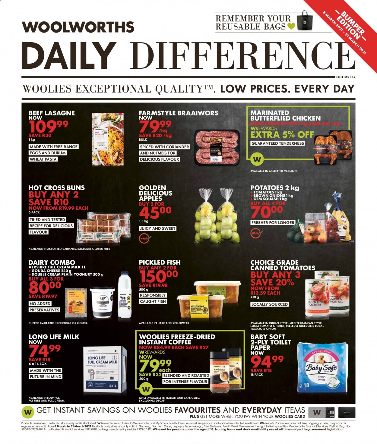 Woolworths specials - 08/03/2021 - 21/03/2021. Page 1