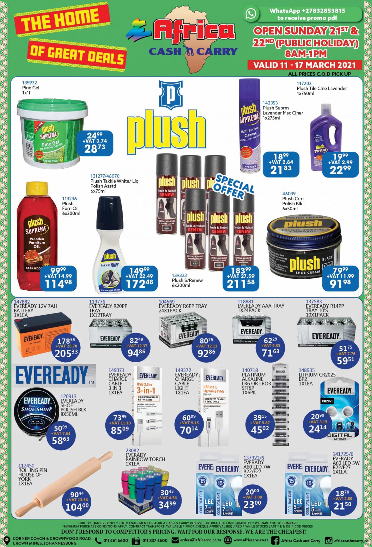 Africa Cash & Carry specials - 11/03/2021 - 17/03/2021. Page 9