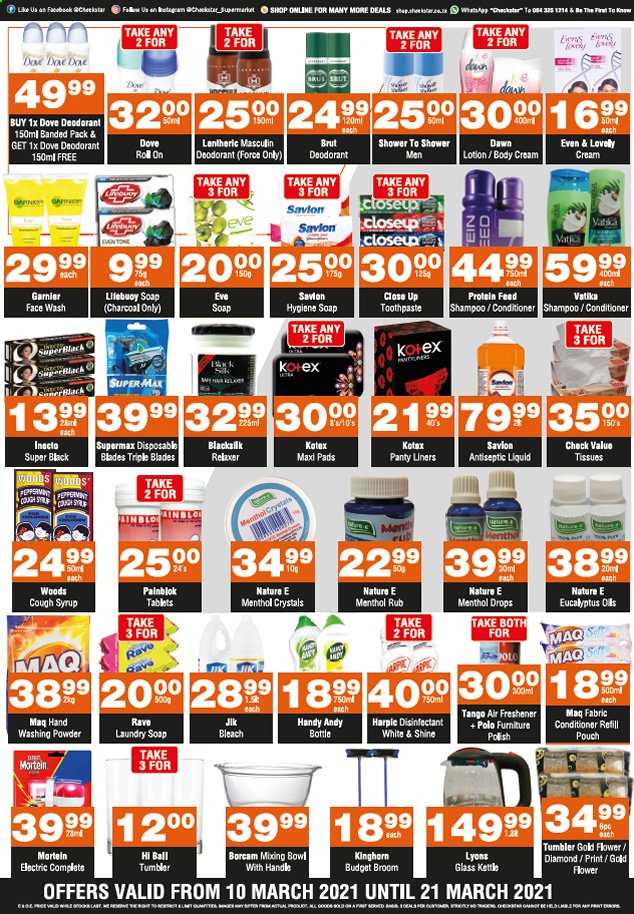 Checkstar specials - 10/03/2021 - 21/03/2021. Page 4