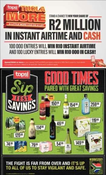 TOPS at SPAR catalogue  - 03.18.2021 - 03.21.2021.