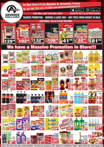 Advance Cash & Carry catalogue  - 03.18.2021 - 03.24.2021.