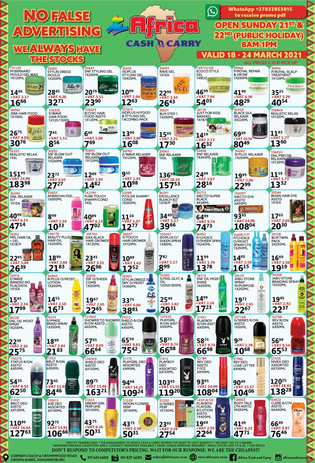 Africa Cash & Carry specials - 18/03/2021 - 24/03/2021. Page 4