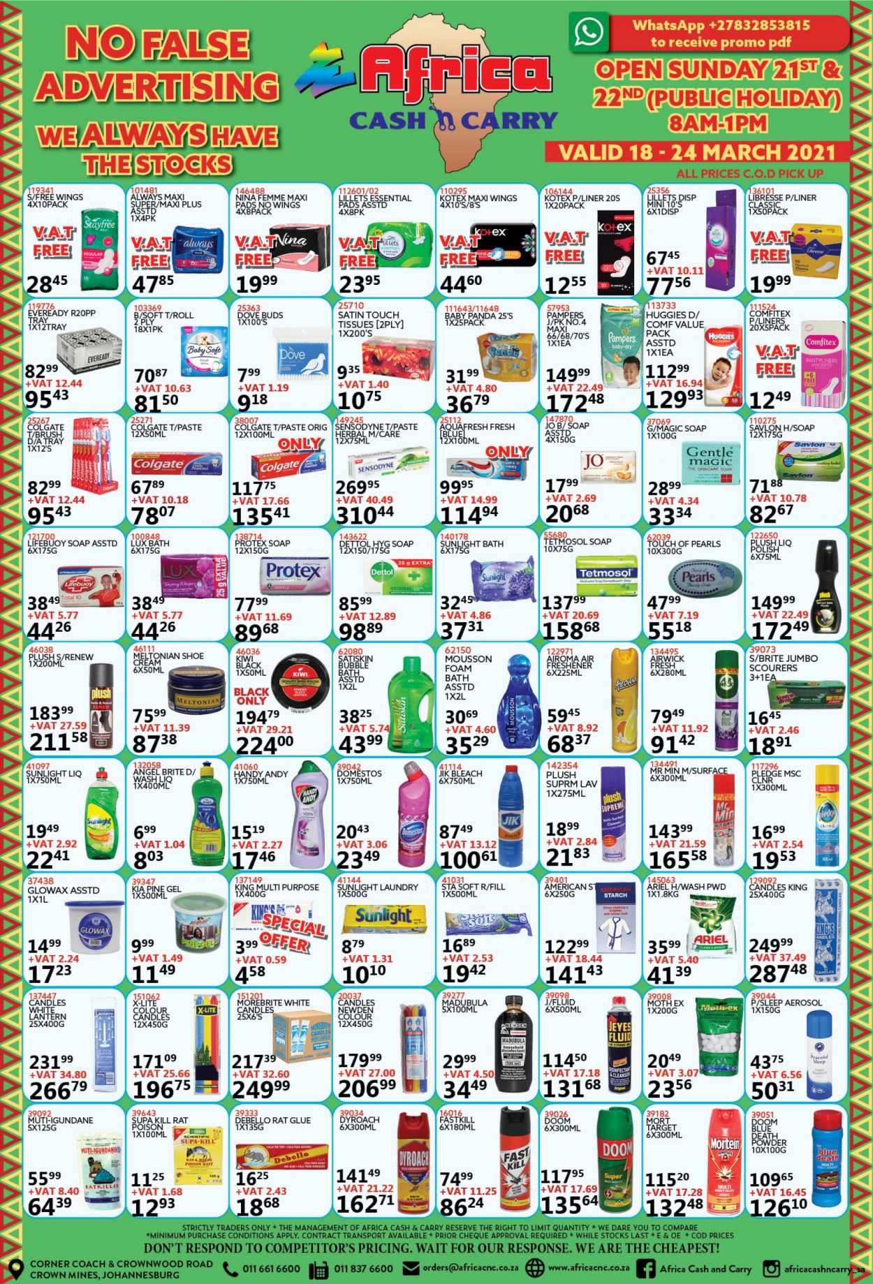 Africa Cash & Carry specials - 18/03/2021 - 24/03/2021. Page 6