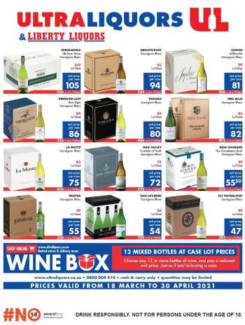 Liberty Liquors catalogue  - 03.18.2021 - 04.30.2021.