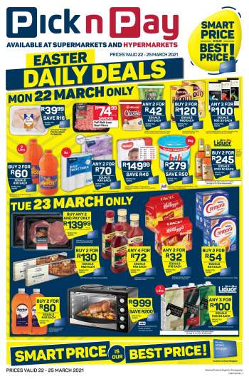 Pick n Pay catalogue  - 03.22.2021 - 03.25.2021.