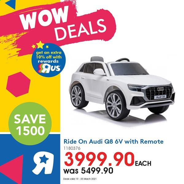 Toys R Us specials - 19/03/2021 - 25/03/2021. Page 1