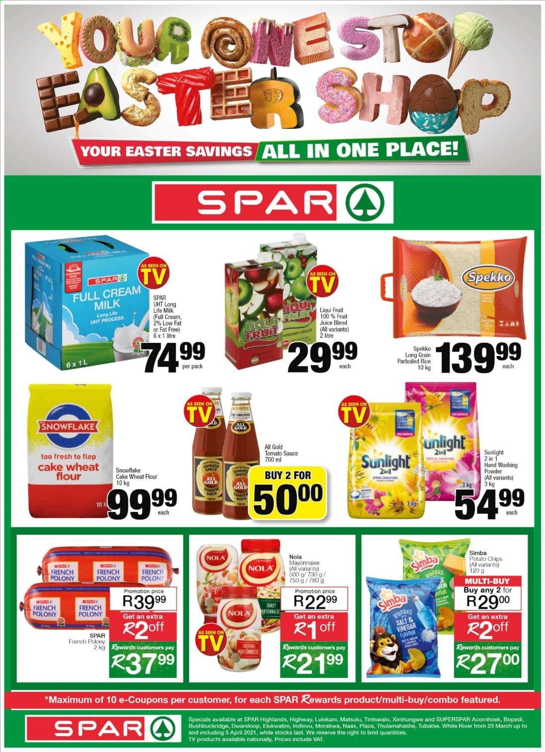 SPAR specials - 23/03/2021 - 05/04/2021. Page 1