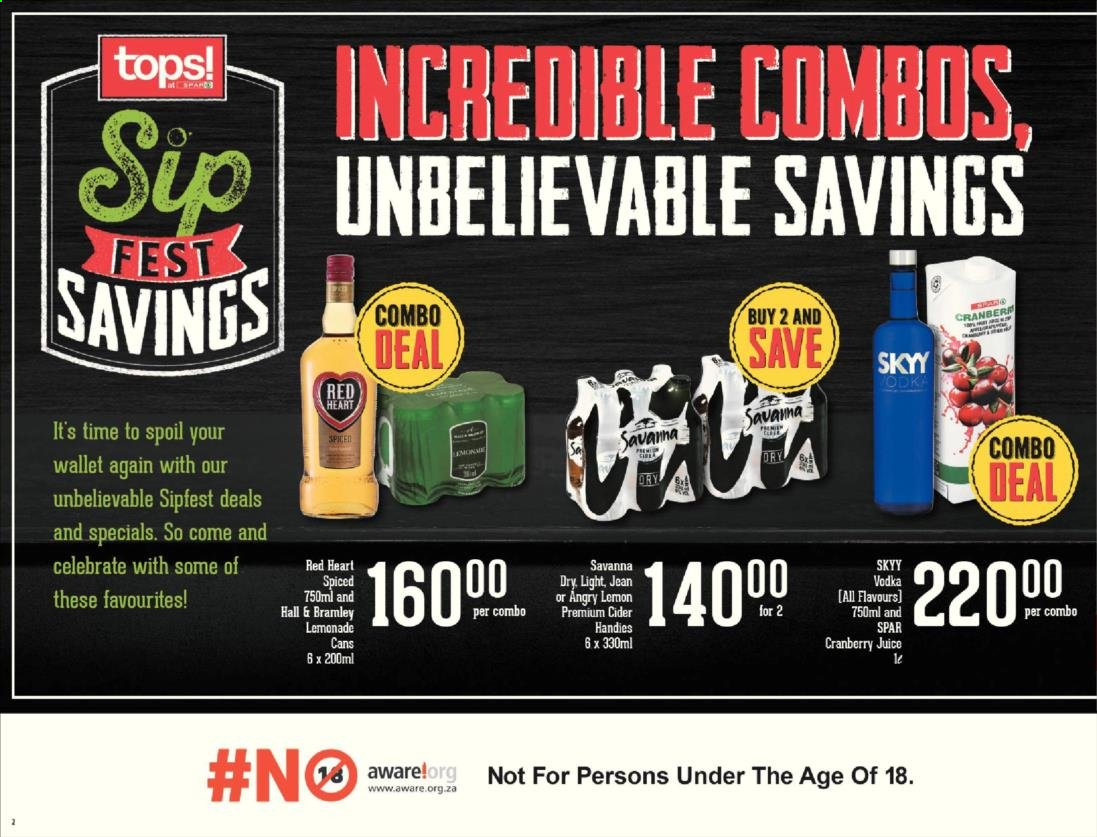 TOPS at SPAR specials - 23/03/2021 - 05/04/2021. Page 2