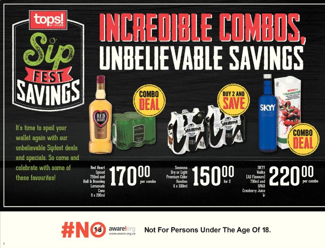 TOPS at SPAR specials - 23/03/2021 - 05/04/2021. Page 2
