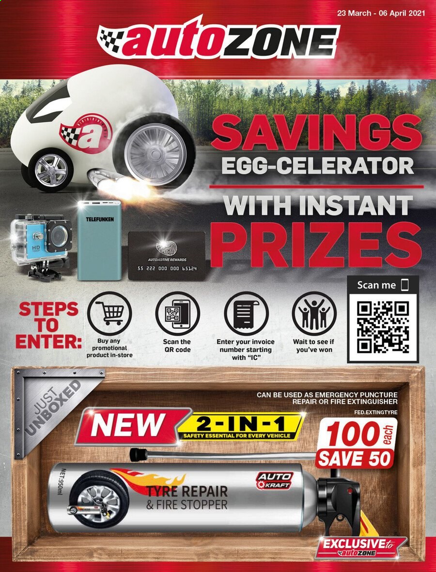 AutoZone specials - 23/03/2021 - 06/04/2021. Page 1