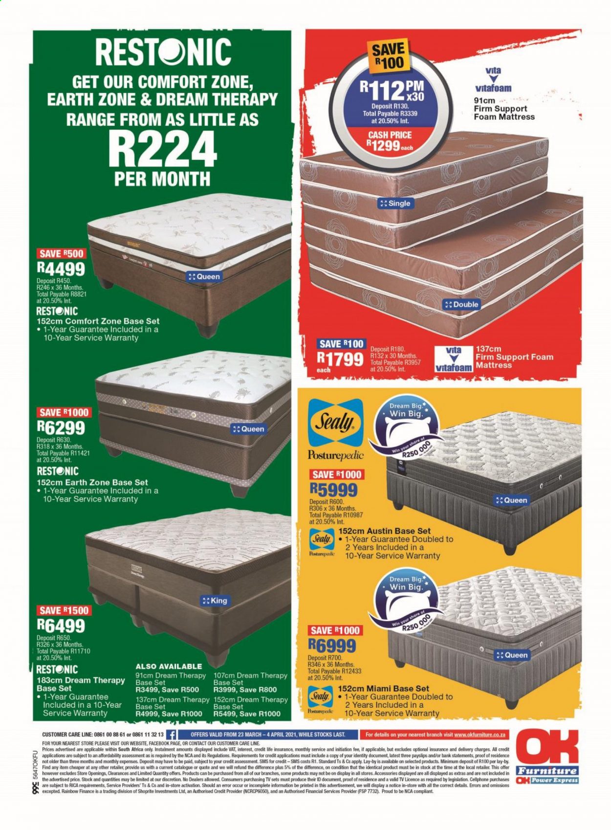 OK Furniture specials - 23/03/2021 - 04/04/2021. Page 12