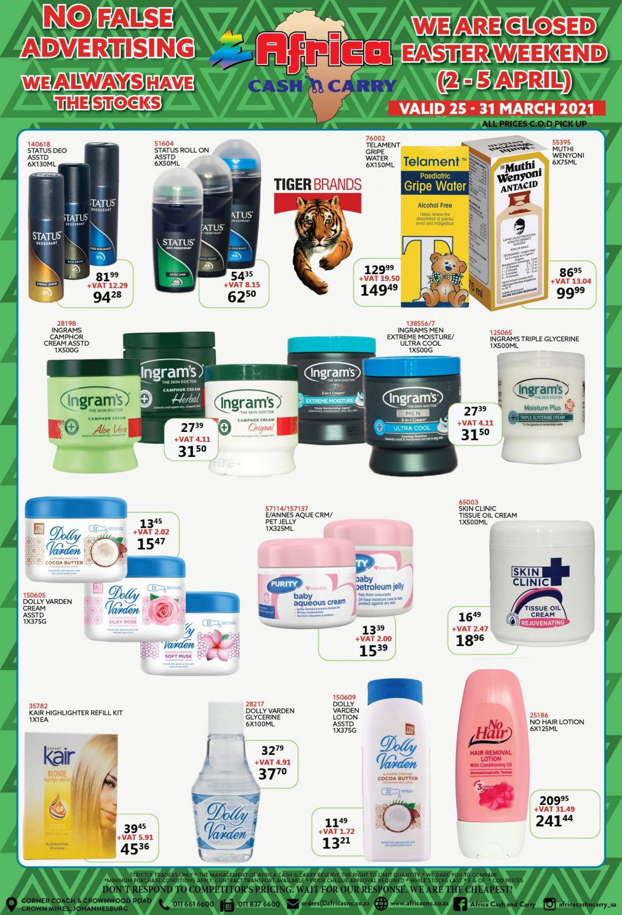 Africa Cash & Carry specials - 25/03/2021 - 31/03/2021. Page 1