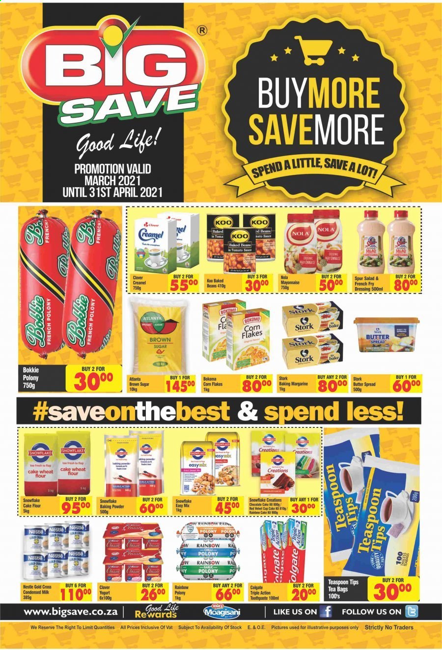 Big Save specials - 27/03/2021 - 30/04/2021. Page 1