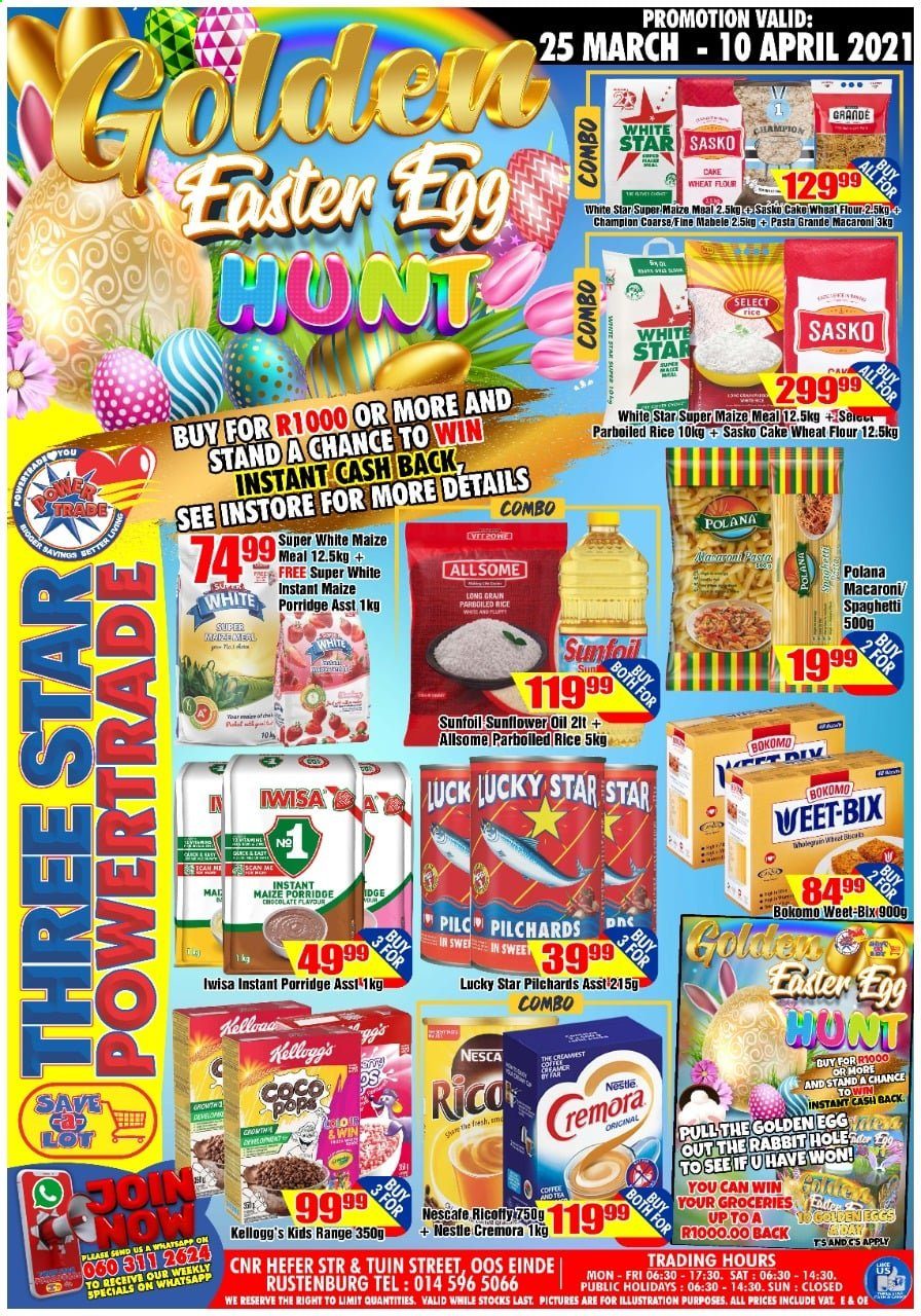 Three Star Cash and Carry specials - 25/03/2021 - 10/04/2021. Page 1