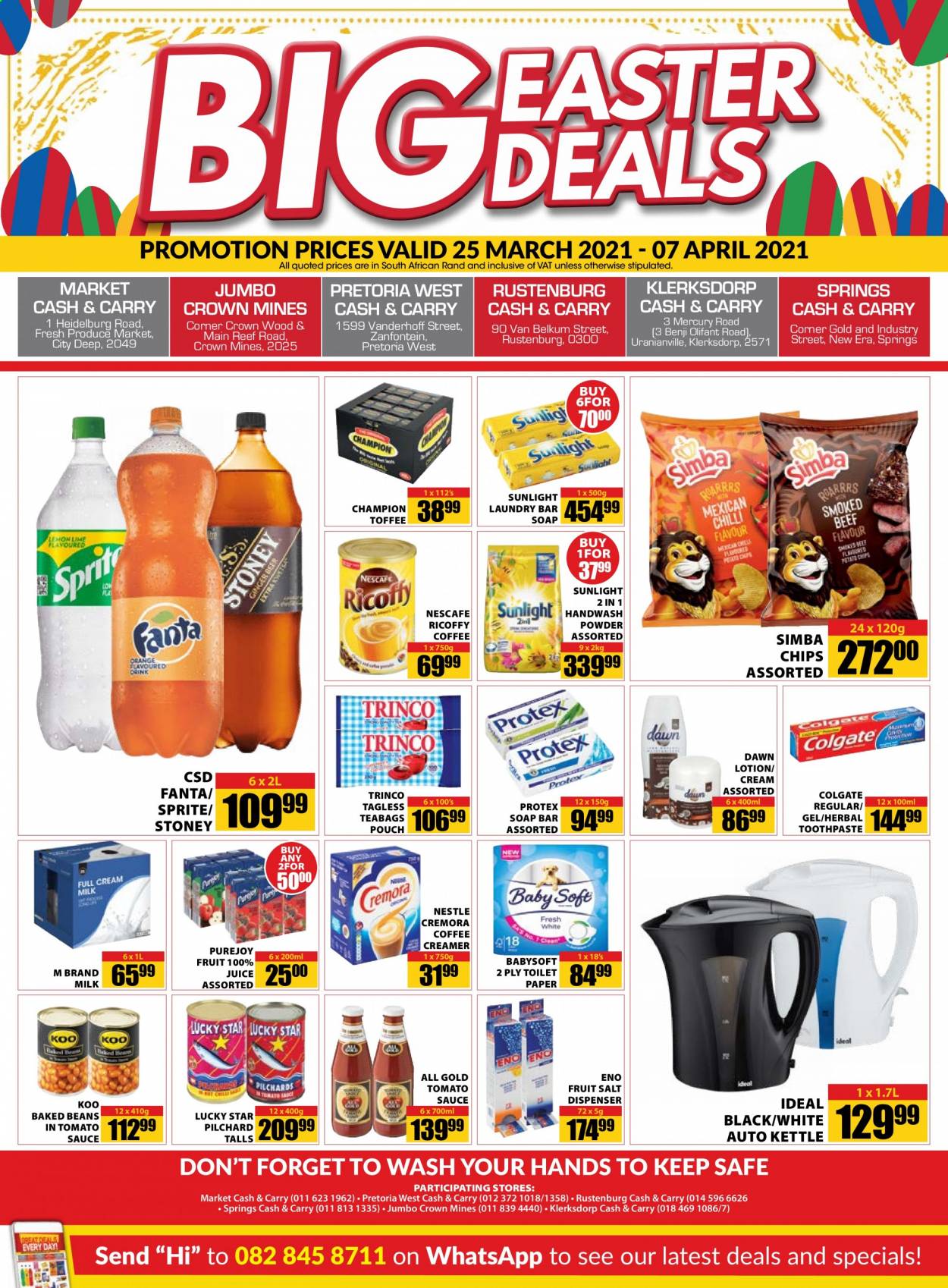 Jumbo Cash & Carry specials - 25/03/2021 - 07/04/2021. Page 1