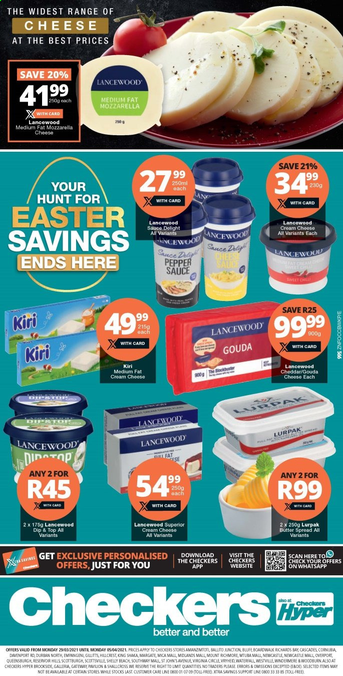 Checkers specials - 29/03/2021 - 05/04/2021. Page 1