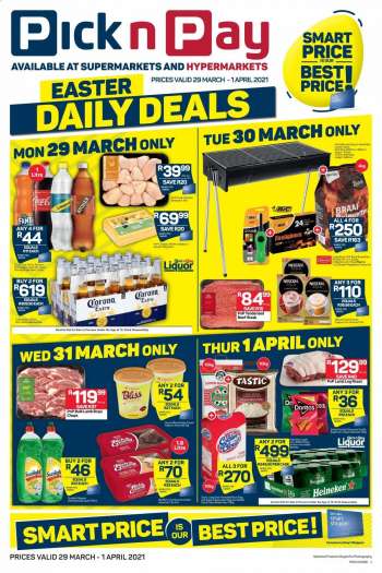 Pick n Pay catalogue  - 03.29.2021 - 04.01.2021.