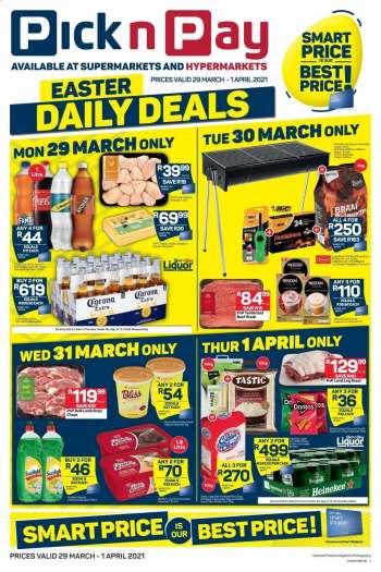 Pick n Pay catalogue  - 03.29.2021 - 04.01.2021.
